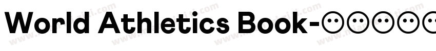 World Athletics Book字体转换